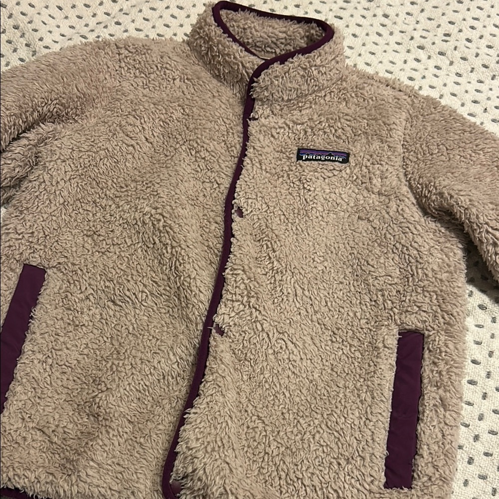Patagonia Kids' Tan Fleece Jacket